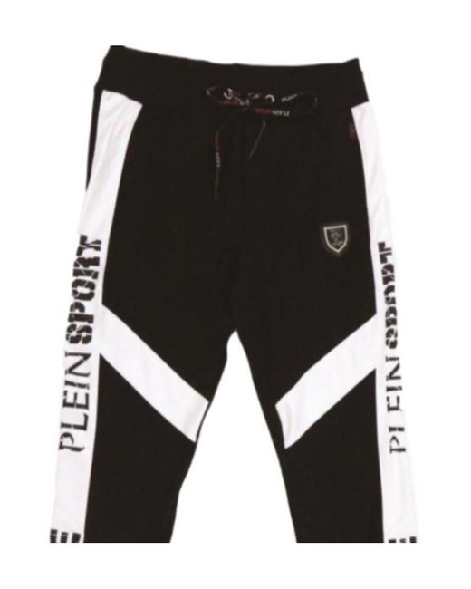 Philipp Plein Black Sports Casual Pants for men