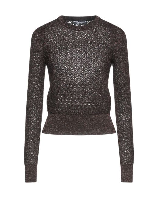 Dolce & Gabbana Gray Solid Color Jumpers