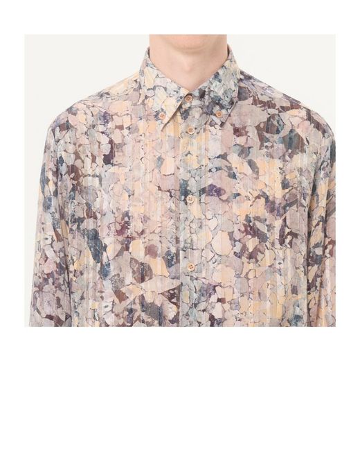 Valentino Gray Long-Sleeved Shirt for men