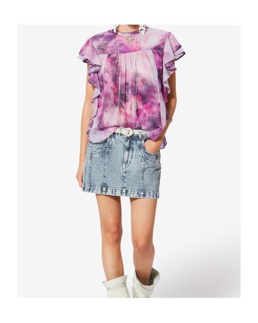 Isabel Marant Pink Dalyane Top