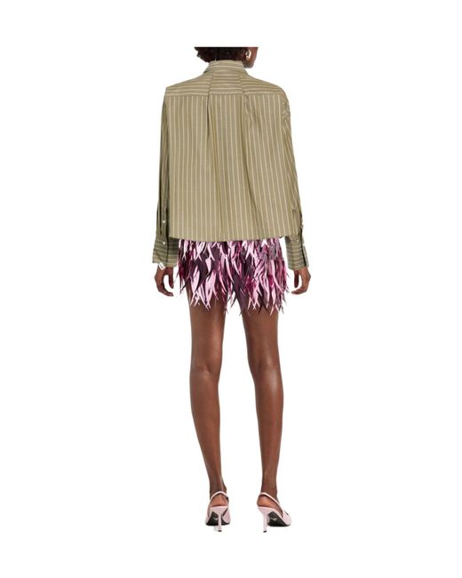 Rag & Bone Green Striped Shirts