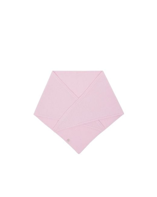 Paloma Wool Pink Knotted Wool Scarf
