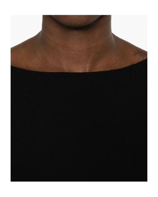 Gianluca Capannolo Black Vanessa Tunic Top