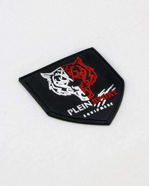 Philipp Plein White T-Shirt With Round Neck And Short Sleeves for men