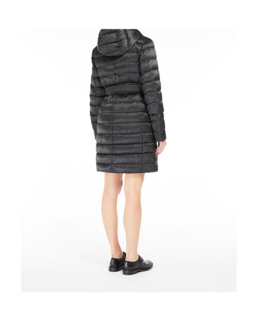 Max Mara Gray The Cube Novef Quilted Down Coat