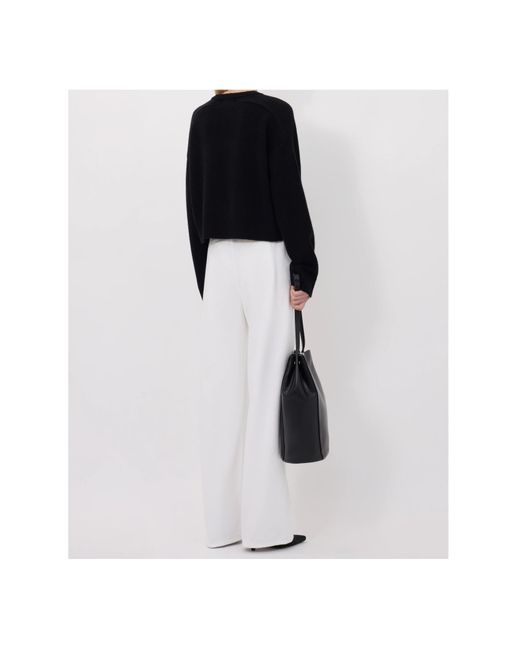 Loulou de Saison Black Bruzzi Crewneck Jumper