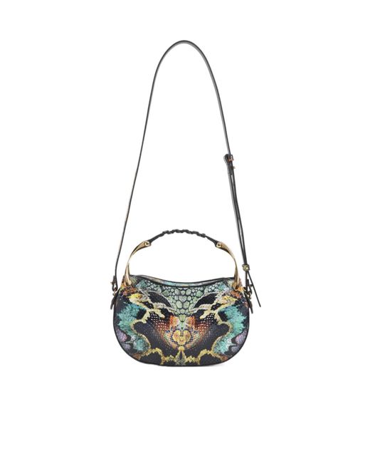 McQueen White Wishbone Mini Shoulder Bag