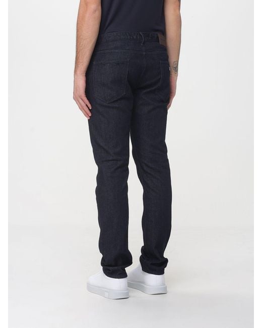 Emporio Armani Blue J06 Straight Leg Jeans for men