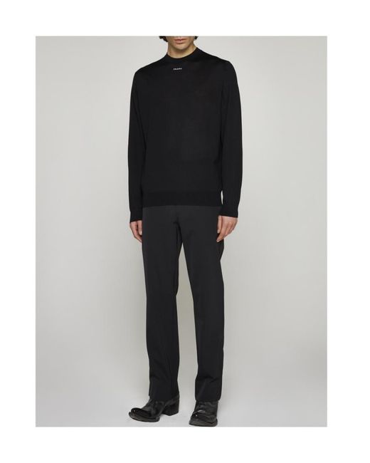 Prada Blue Straight Casual Pants for men