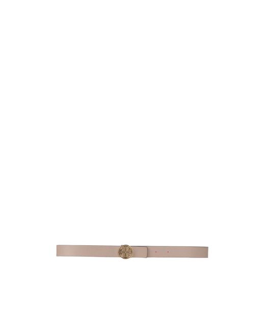 Tory Burch Pink Simple Solid-Color Double-Sided Belt