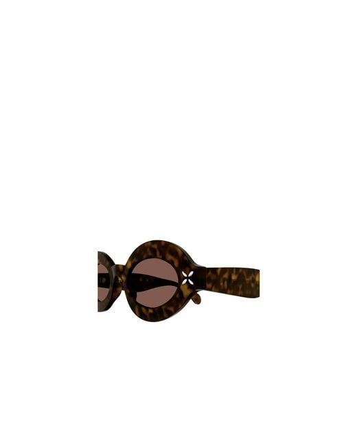 Alaïa White Oval-Frame Sunglasses