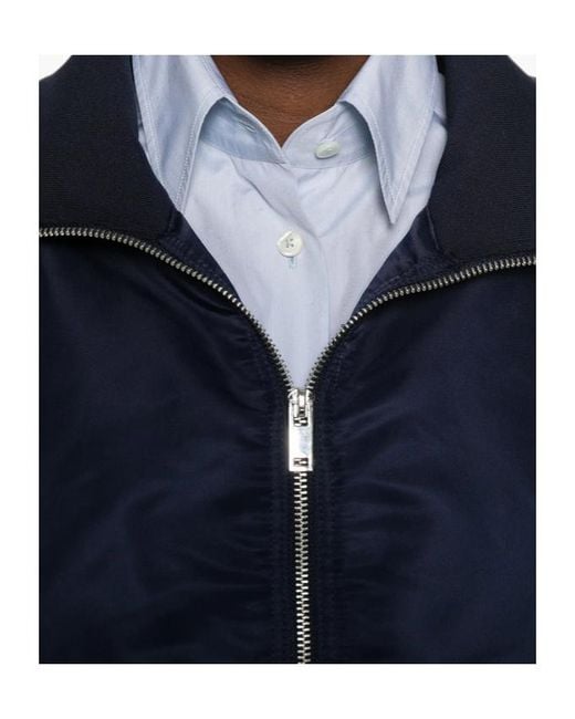 Frankie Shop Blue Long-Sleeve Casual Jacket