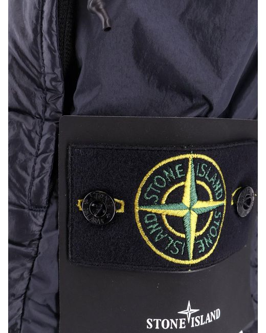 Stone Island Blue Coats for men