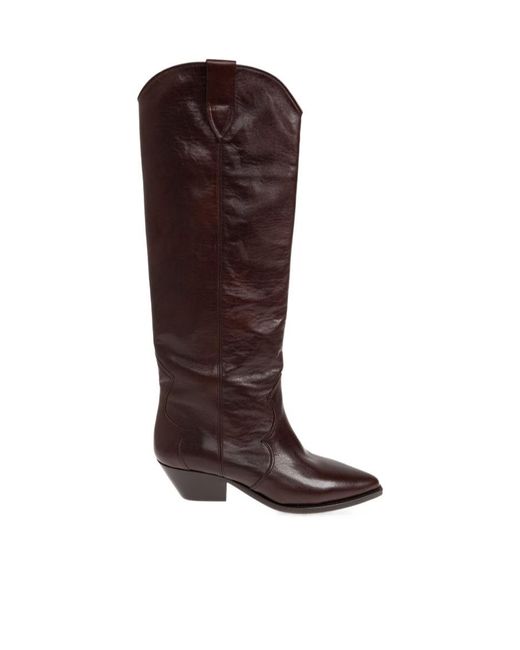 Isabel Marant Brown Pointed Toe Boots