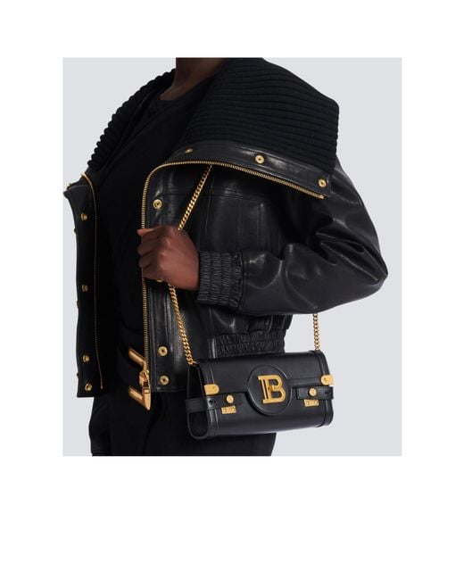 Balmain Black B-Buzz 23 Pouch Bag