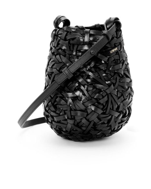 Loewe Black Small Nest Backet Bag