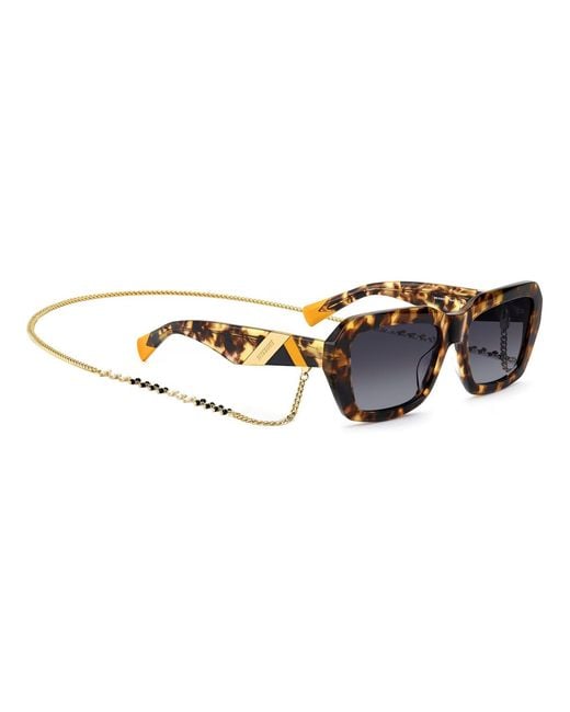 Missoni White Logo Detail Sunglasses