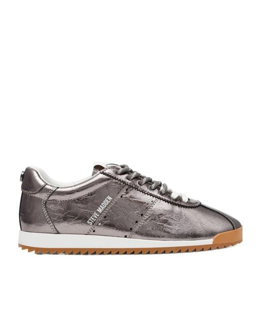 Steve Madden Gray Metallic Casual Shoes