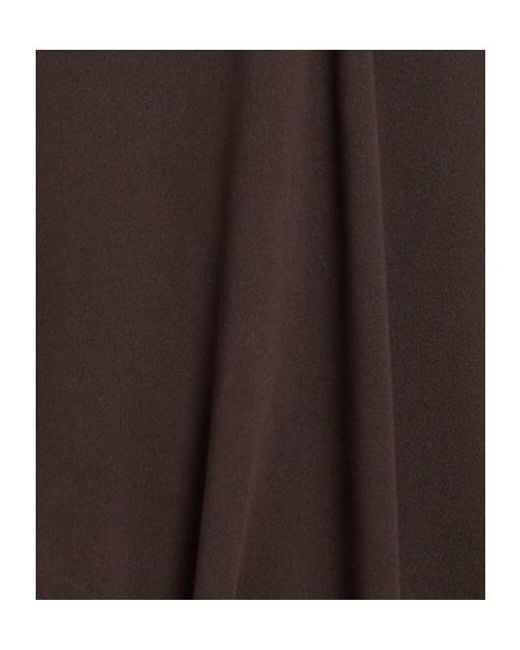 Rick Owens Brown Oversized Hooded Cotton Sweatshirt for men