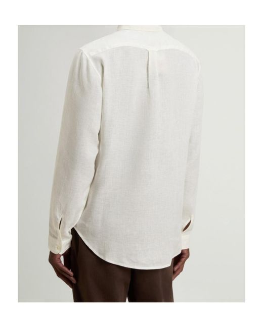 Woolrich White Long-Sleeve Shirt for men