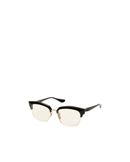 Dita Eyewear White Lotova Square Frame Glasses for men