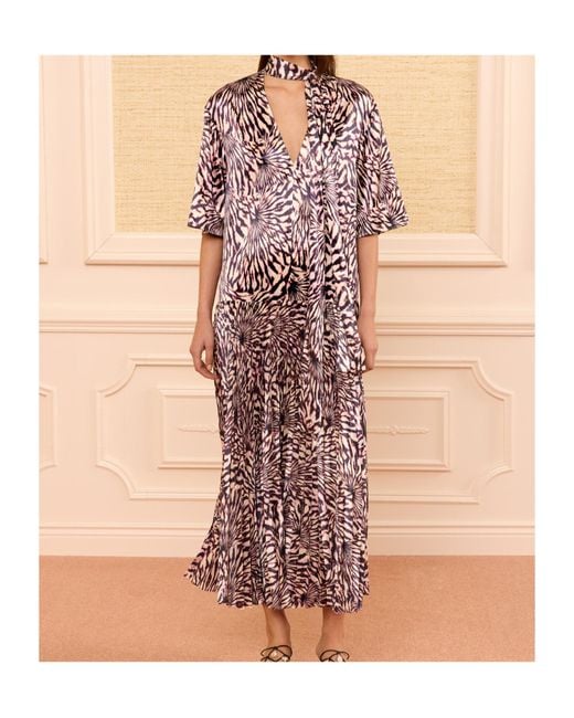 Ulla Johnson Multicolor Linya Printed Midi Dress