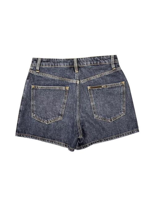 McQ Alexander McQueen Blue Logo Casual Shorts