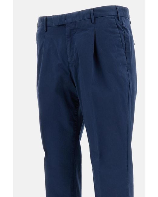 Pt Pantaloni Blue Pt Torino Straight-Leg Tailored Pants for men