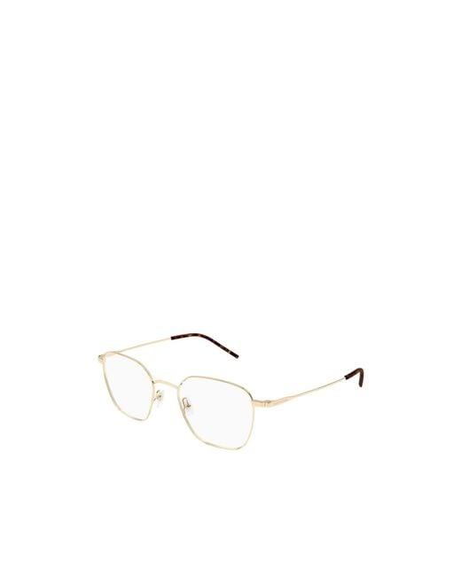 Saint Laurent Natural Square-Frame Glasses for men