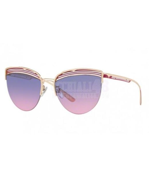 BVLGARI Purple Cat Glasses Sunglasses