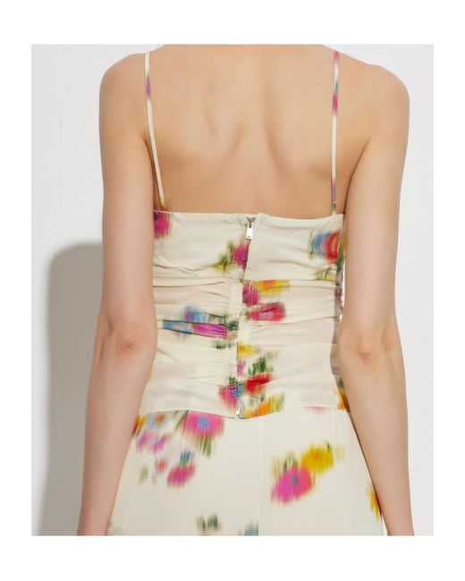 Isabel Marant White Patterned Suspenders