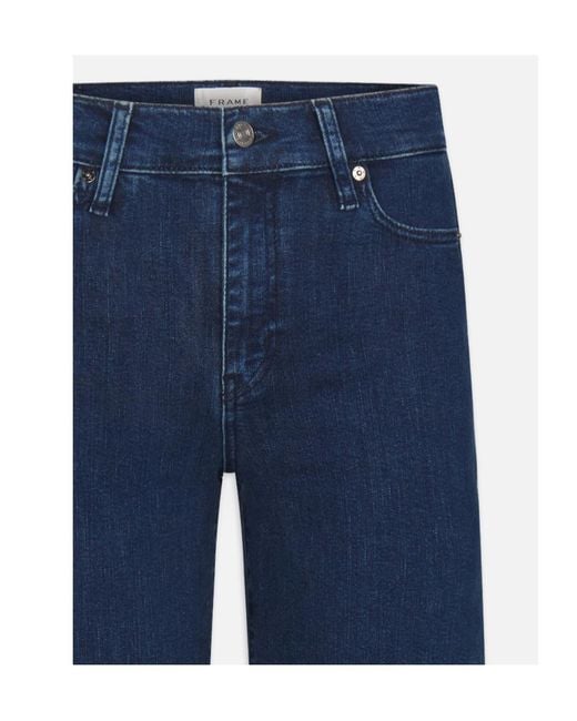 FRAME Blue Le Slim Palazzo Jeans