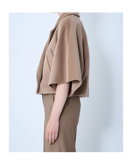 Max Mara Brown Cropped Jacket