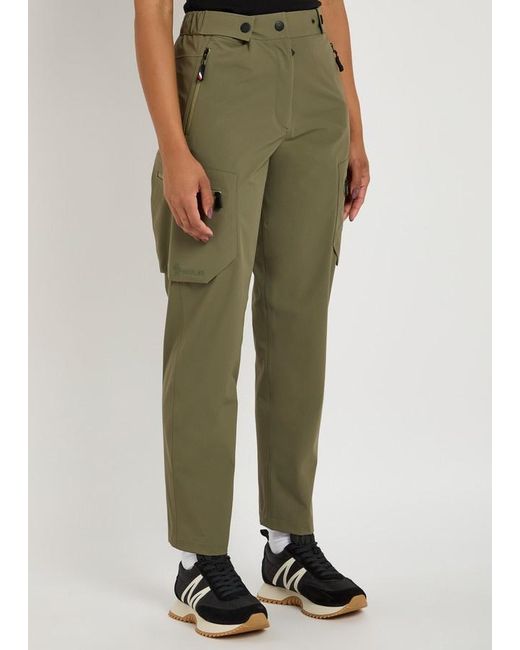 Moncler Green Pantalone Sportivo Gore-Tex Trousers
