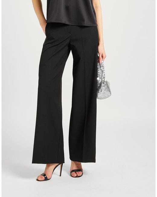 MAX&Co. Black Wide-Leg Casual Pants