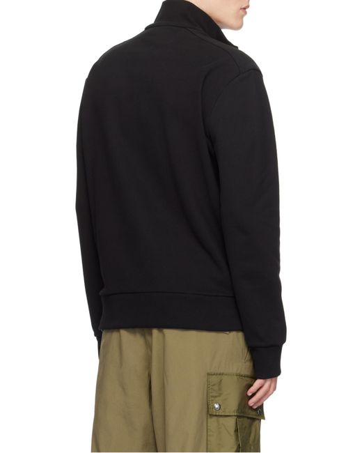 Moncler Black Front Pocket Zipped Jacket for men