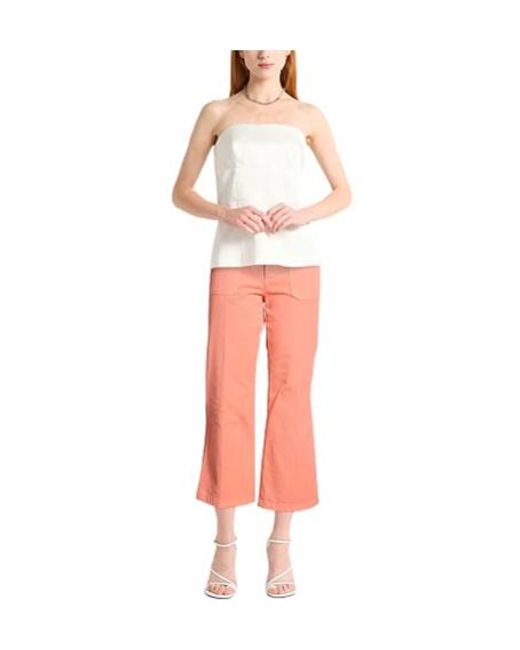 Chloé Pink Solid Colour Flared Trousers