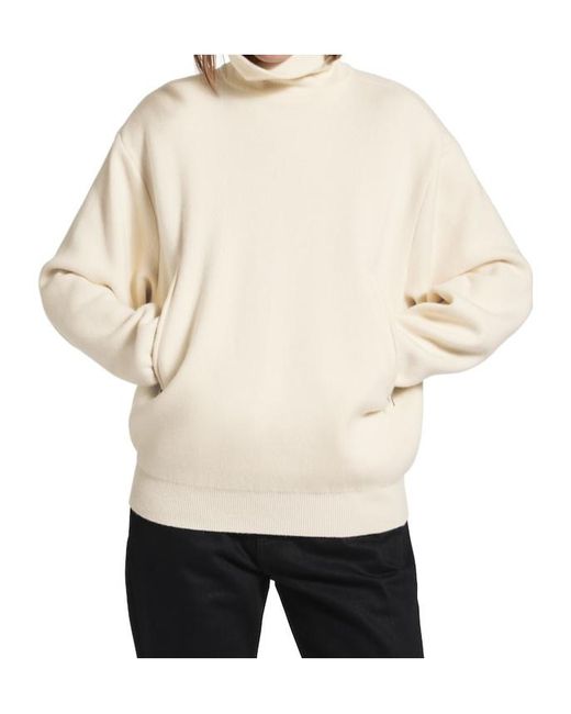 Balenciaga Natural Half-Zip Knitted Jumper
