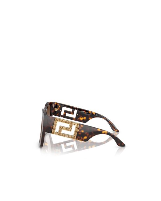 Versace Multicolor Medusa-Plaque Oversized-Frame Sunglasses