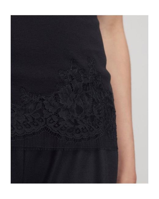 The Row Black Sleeveless Top