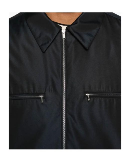 Jil Sander Black Padded Shirt Jacket for men