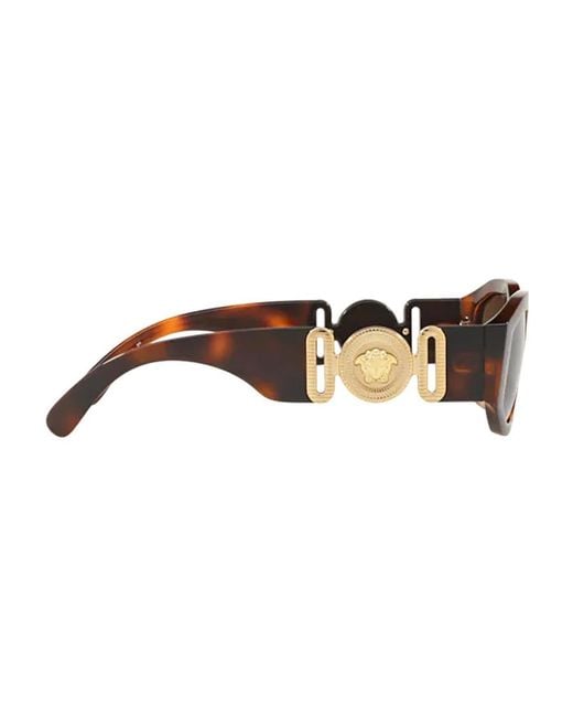 Versace Multicolor Eyewear Rectangular Frame Sunglasses for men