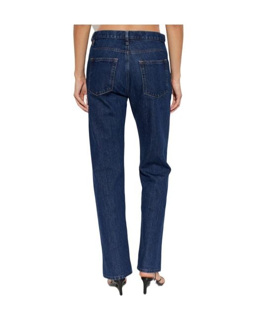 Jil Sander Blue Tapered-Leg Jeans