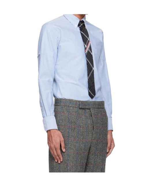 Thom Browne Purple Classic Button-Up Shirt for men