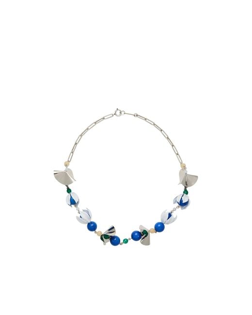 Isabel Marant Blue Metal Necklaces