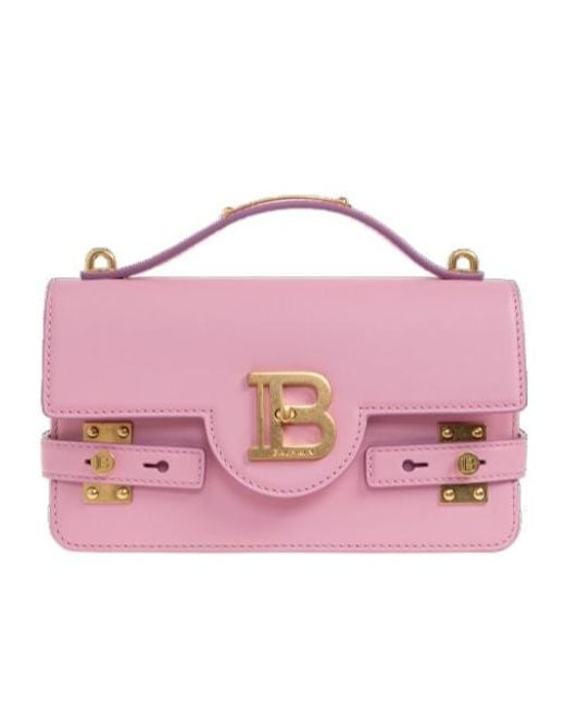 Balmain Pink B Buzz 24 Handbag