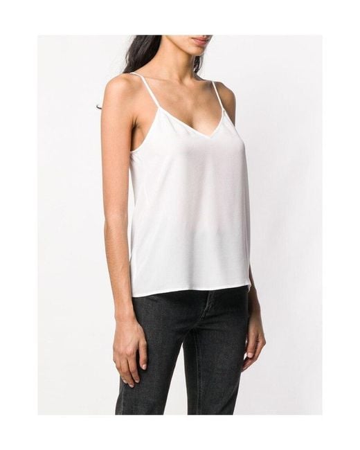 Equipment White Plain Camisole
