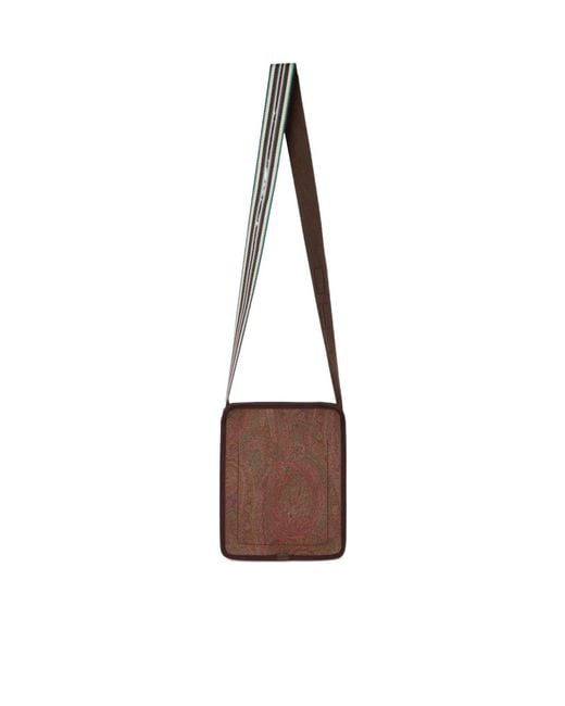 Etro White Essential Small Arnica Bag for men
