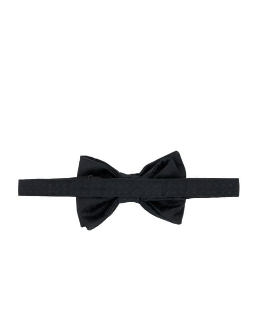 Tom Ford Black Polka Dot Bow Tie for men
