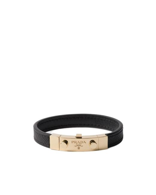 Prada Multicolor Saffiano Leather Bracelet